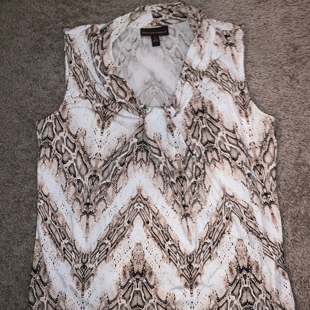 Dressy/Business Snake Print Top